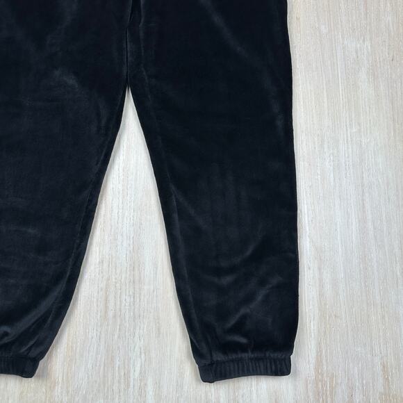 Athleta Black Cozy Karma Recover Jogger Y2K Velvety Lounge Pull On Pants Large - Picture 4 of 16